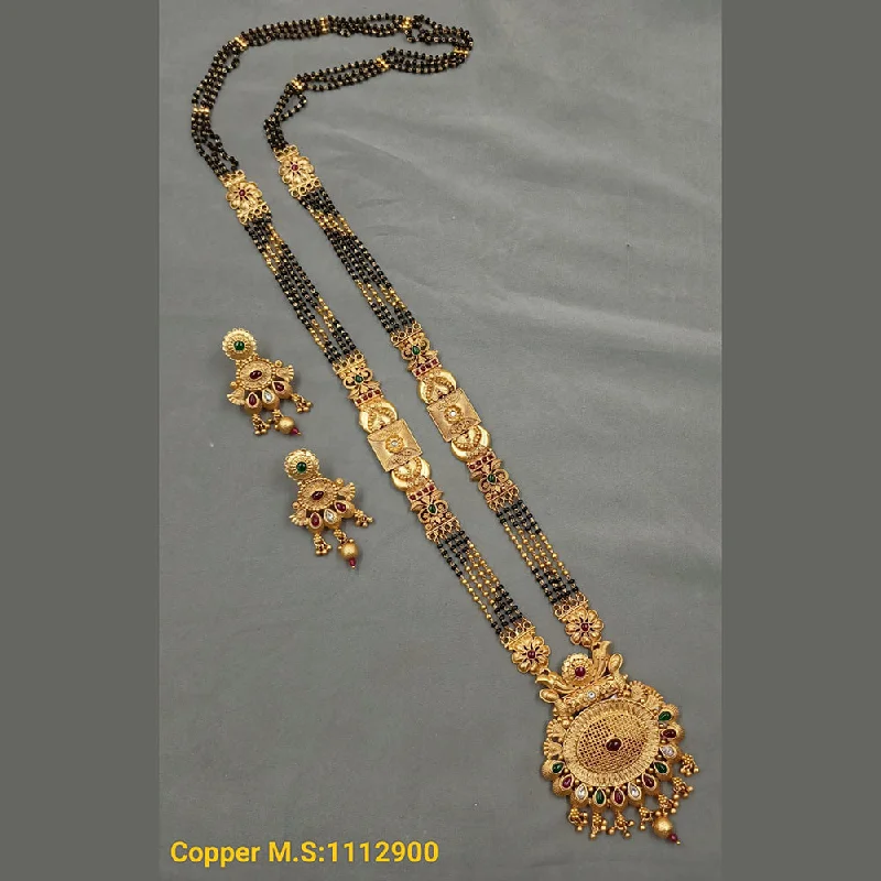 Sparkle For Less – Shop Our Limited-Time Jewelry Deals Padmawati Bangles Gold Plated Pota Stone Mangalsutra
