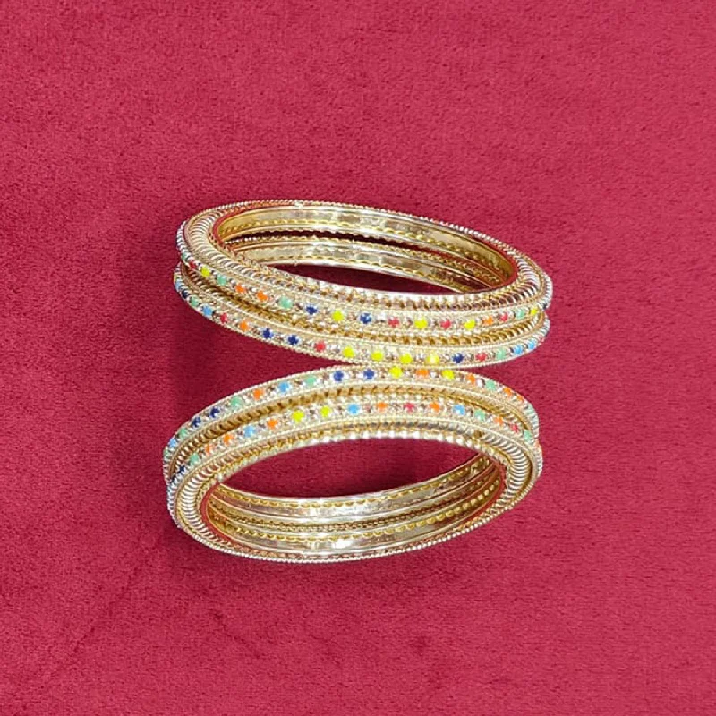 Shine In Style – Shop Jewelry Discounts Today Pooja Bangles Gold Plated Bangle Set Shine In Style – Shop Jewelry Discounts Today Pooja Bangles Gold Plated Bangle Set