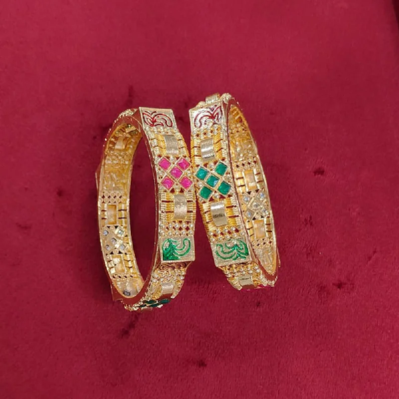 Final Call For Exquisite Jewelry At Reduced Rates Pooja Bangles Gold Plated Bangle Set Final Call For Exquisite Jewelry At Reduced Rates Pooja Bangles Gold Plated Bangle Set