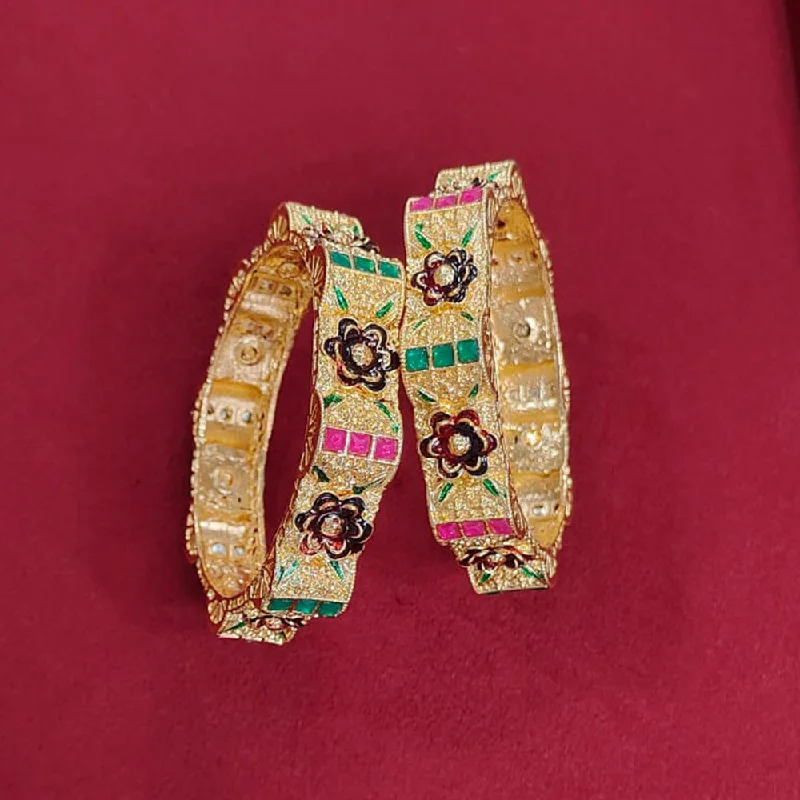 Premium Jewelry, Premium Discounts – Act Fast Pooja Bangles Gold Plated Bangle Set Premium Jewelry, Premium Discounts – Act Fast Pooja Bangles Gold Plated Bangle Set