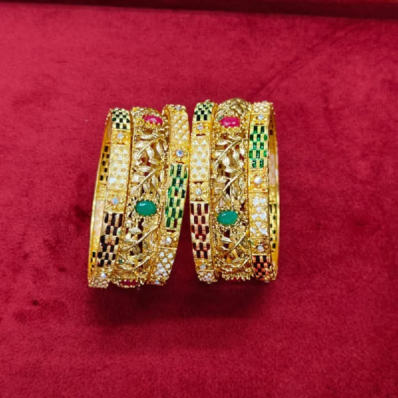 Bold And Beautiful Jewelry Now At Irresistible Prices Pooja Bangles Gold Plated Bangle Set Bold And Beautiful Jewelry Now At Irresistible Prices Pooja Bangles Gold Plated Bangle Set