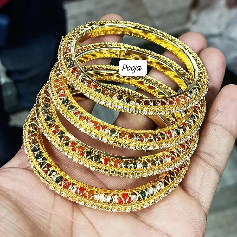 Shop Trending Jewelry With Exclusive Savings Pooja Bangles Gold Plated Bangles Set