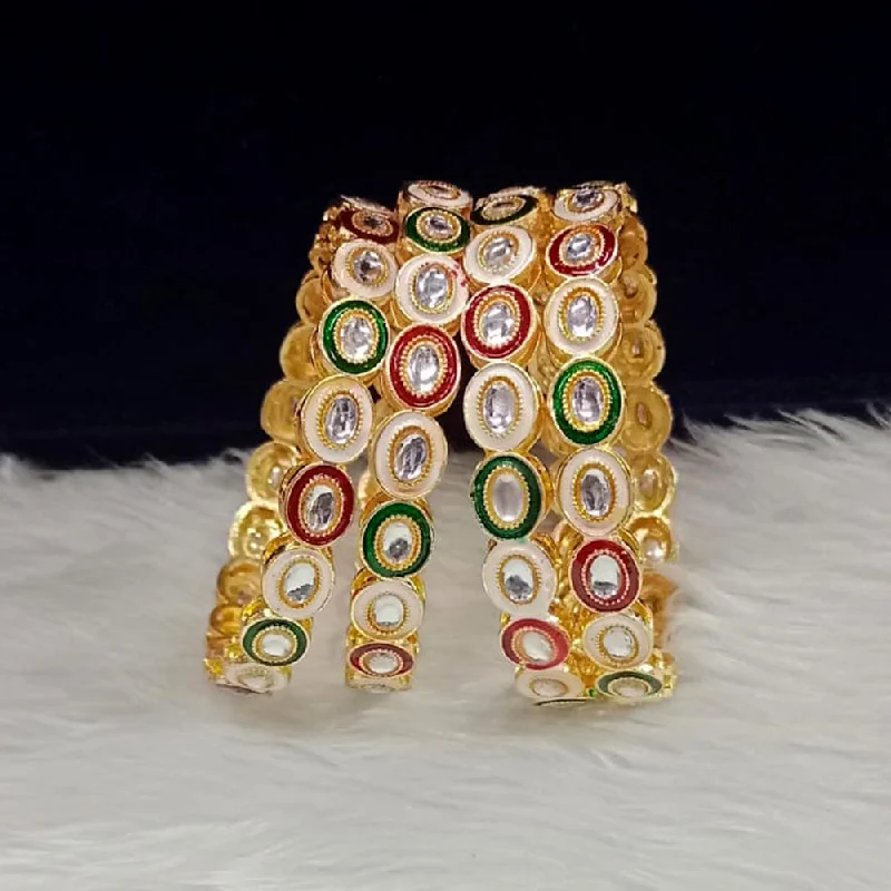 Best Jewelry Deals – Premium Quality At Exclusive Discounts Pooja Bangles Gold Plated Kundan Stone And Meenakari Bangles Set Best Jewelry Deals – Premium Quality At Exclusive Discounts Pooja Bangles Gold Plated Kundan Stone And Meenakari Bangles Set