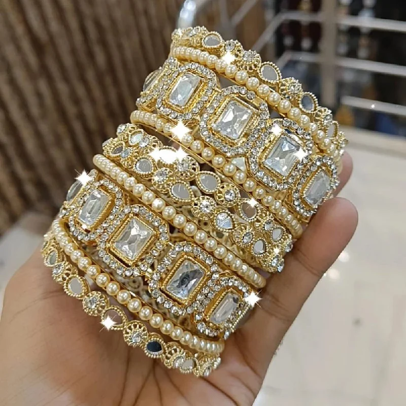 Exclusive Online Discounts On Stylish Jewelry Pooja Bangles Gold Plated Mirror Bangles Set Exclusive Online Discounts On Stylish Jewelry Pooja Bangles Gold Plated Mirror Bangles Set
