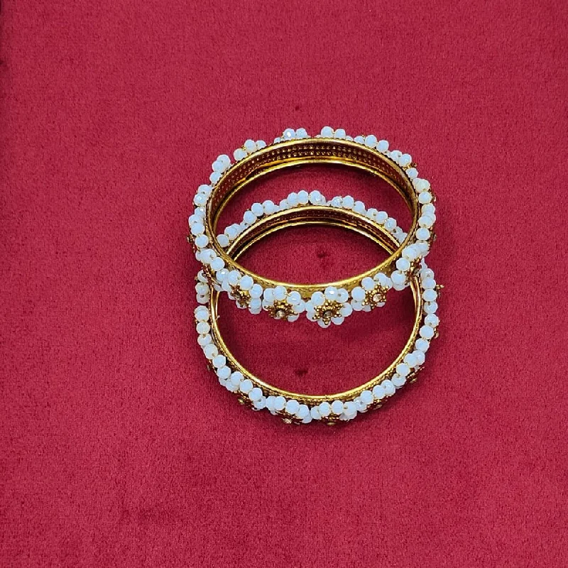 Luxury Meets Affordability – Jewelry Sale Live Now Pooja Bangles Gold Plated Pearl Bangle Set Luxury Meets Affordability – Jewelry Sale Live Now Pooja Bangles Gold Plated Pearl Bangle Set