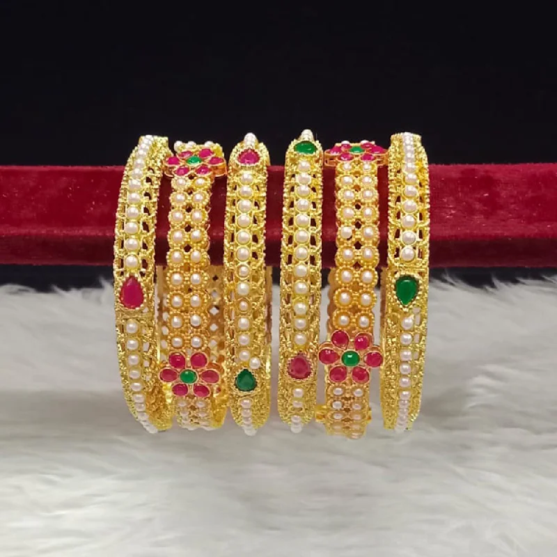 Exclusive Jewelry Sale – Shine For Less Pooja Bangles Gold Plated Pota Stone And Pearls Bangles Set Exclusive Jewelry Sale – Shine For Less Pooja Bangles Gold Plated Pota Stone And Pearls Bangles Set