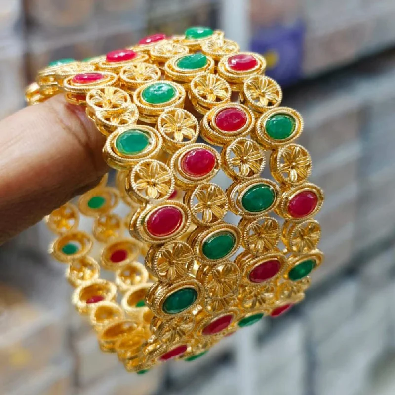 Jewelry Sale Bonanza – Grab Your Sparkle Now Pooja Bangles Gold Plated Pota Stone Bangles Set Jewelry Sale Bonanza – Grab Your Sparkle Now Pooja Bangles Gold Plated Pota Stone Bangles Set