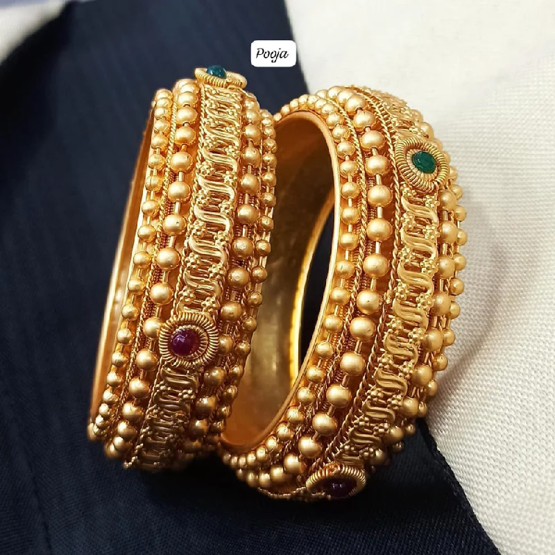 Affordable Glamour – Premium Jewelry For Less Pooja Bangles Gold Plated Pota Stone Bangles Set Affordable Glamour – Premium Jewelry For Less Pooja Bangles Gold Plated Pota Stone Bangles Set