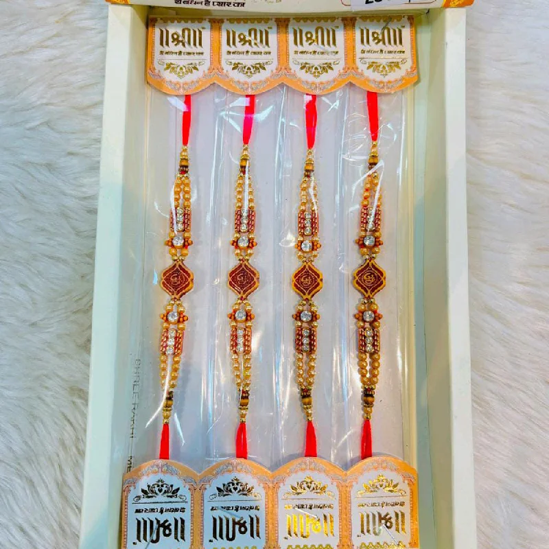 High-Quality Jewelry At A Fraction Of The Cost Pooja Bangles Rakhi Combo