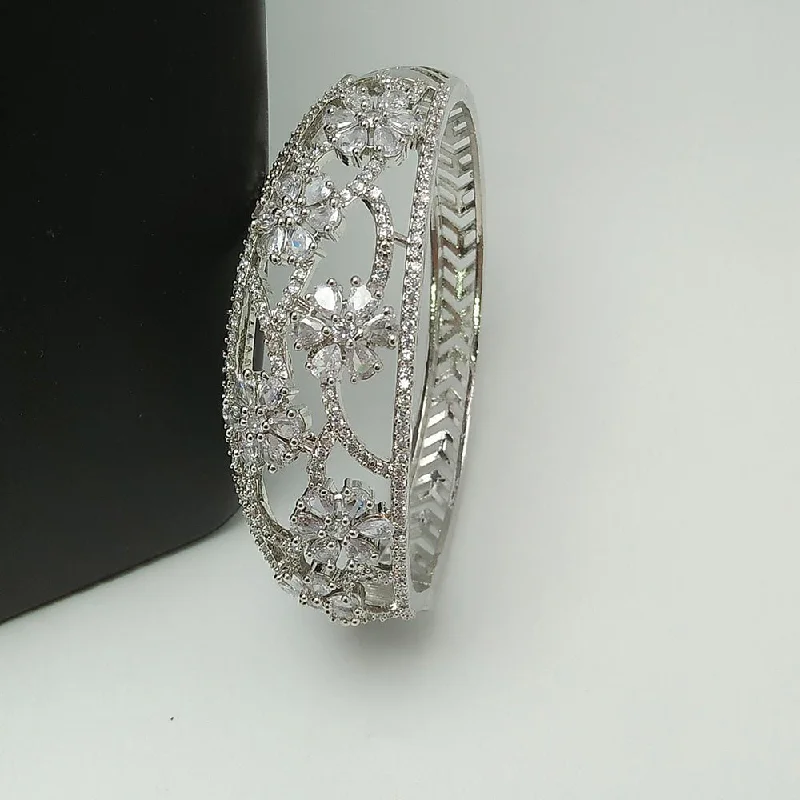 Personalized Jewelry Sale – Meaningful Gifts At Great Prices Pooja Bangles Silver Plated AD Stone Openable Kada