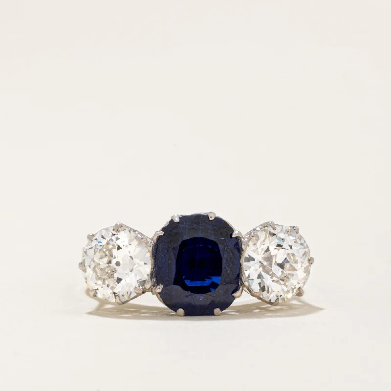 Unmissable Jewelry Clearance – Final Reductions Sapphire & Diamond Hinge Ring | 2.80ct, 2.50ctw | SZ 5.75 | Unmissable Jewelry Clearance – Final Reductions Sapphire & Diamond Hinge Ring | 2.80ct, 2.50ctw | SZ 5.75 |