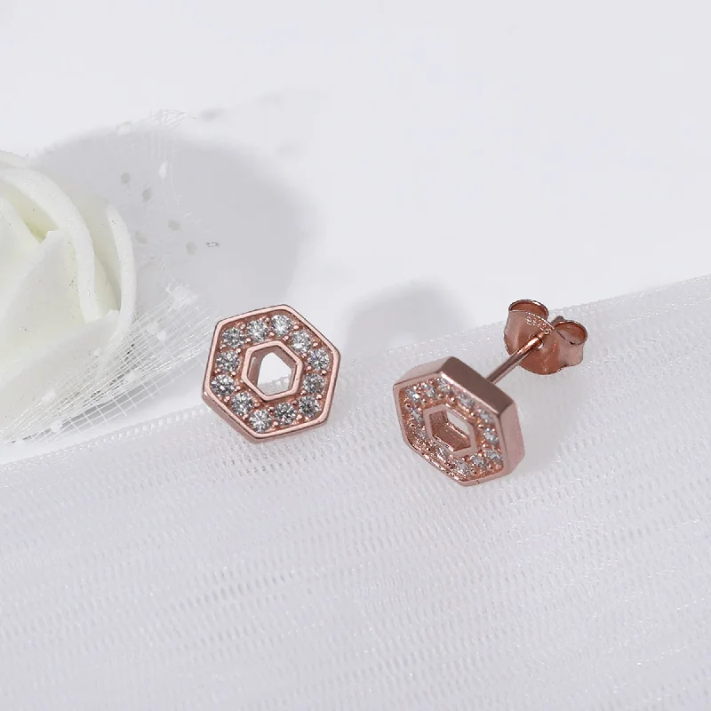 Exclusive Jewelry Discounts – Shop Now For Savings Rose Gold Hexagon Geometry Earrings Exclusive Jewelry Discounts – Shop Now For Savings Rose Gold Hexagon Geometry Earrings
