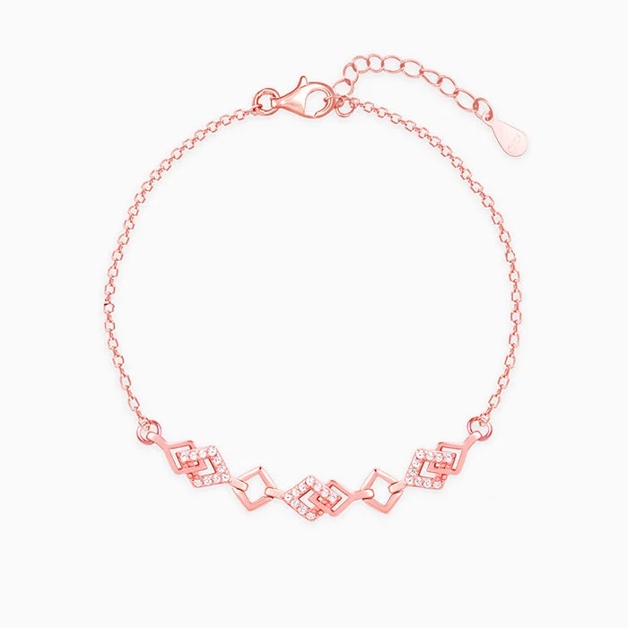 Once-A-Year Jewelry Sale – Grab Your Favorites Now Rose Gold Interlocked Bracelet