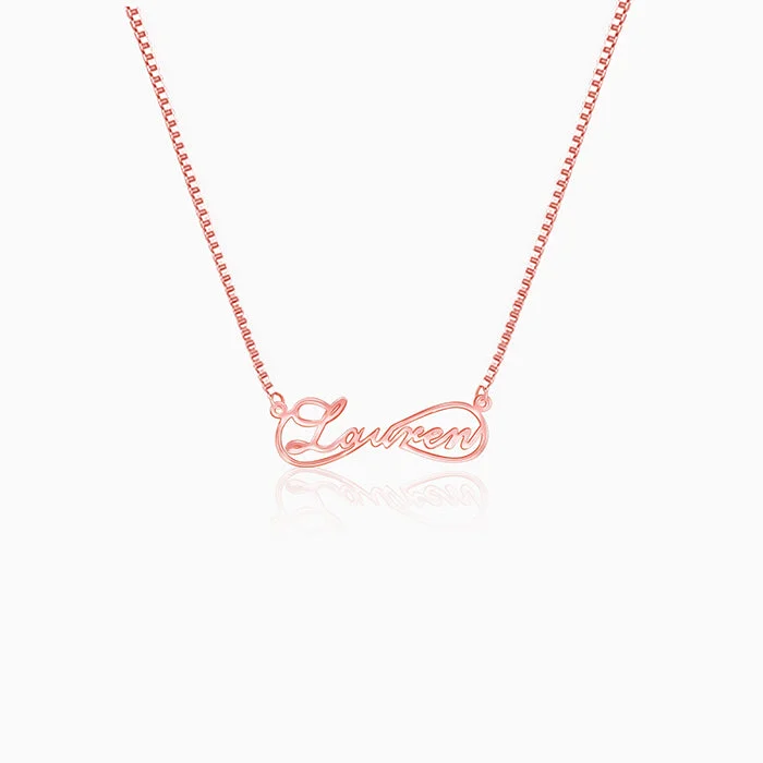 Personalized Jewelry Sale – Unique Pieces At Great Prices Rose Gold Personalised Infinite Promises Pendant Personalized Jewelry Sale – Unique Pieces At Great Prices Rose Gold Personalised Infinite Promises Pendant