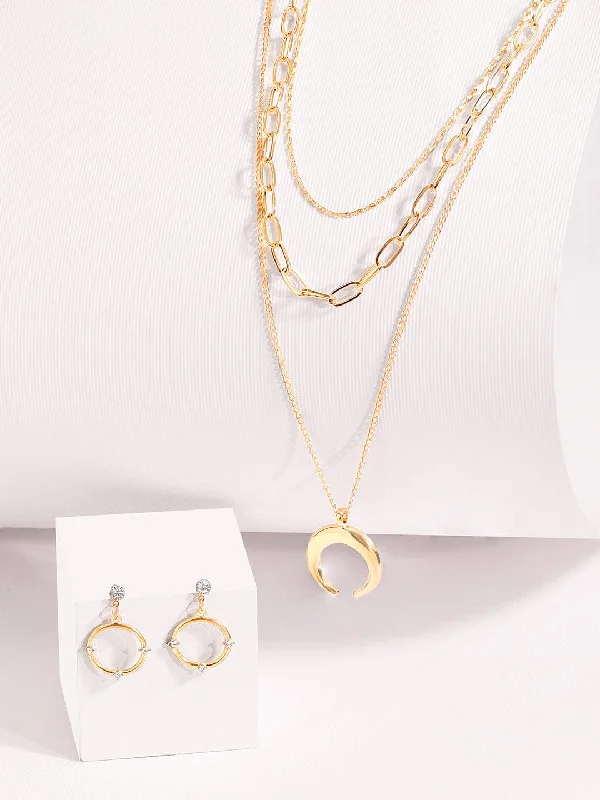 Personalized Jewelry Sale – Unique Gifts At Low Prices Rubans Voguish A Classic Gold Toned Necklace & Earring Set Personalized Jewelry Sale – Unique Gifts At Low Prices Rubans Voguish A Classic Gold Toned Necklace & Earring Set