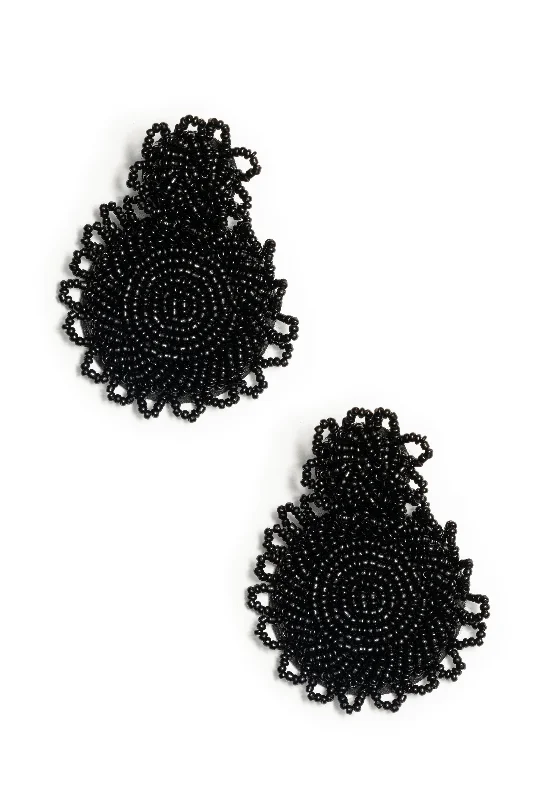 Dainty And Elegant Jewelry Now At Reduced Prices SASHA EARRINGS in black