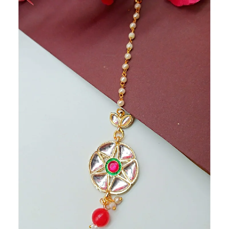 Sparkle More For Less – Jewelry Sale Happening Now Shree Jai Sai Art Gold Plated Maangtikka Sparkle More For Less – Jewelry Sale Happening Now Shree Jai Sai Art Gold Plated Maangtikka