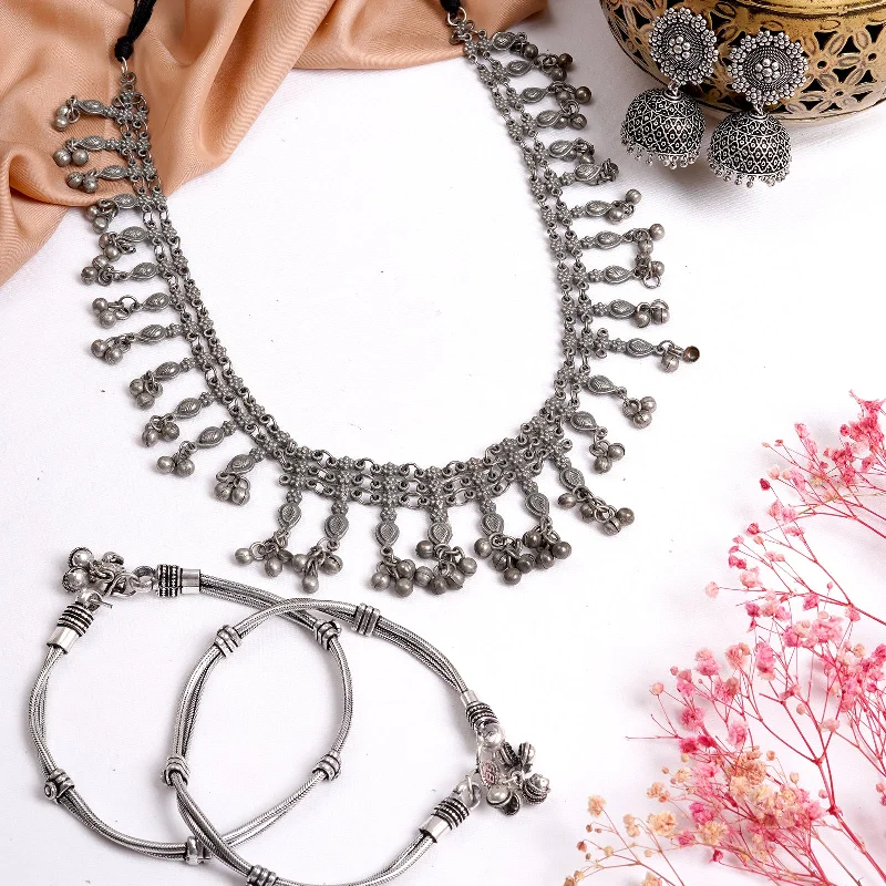 Unmissable Deals On Handmade Jewelry Collections Teejh Eshal Silver Oxidised Jewelry Gift Set Unmissable Deals On Handmade Jewelry Collections Teejh Eshal Silver Oxidised Jewelry Gift Set