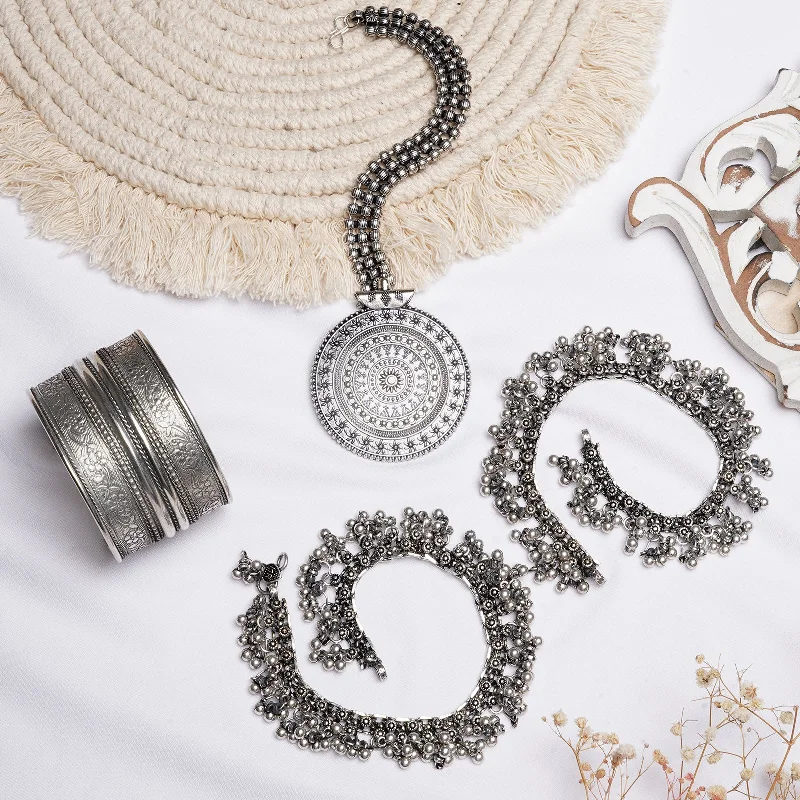 Once-A-Year Jewelry Deals – Shop Before They’Re Gone Teejh Ganika Silver Oxidised Jewelry Gift Set Once-A-Year Jewelry Deals – Shop Before They’Re Gone Teejh Ganika Silver Oxidised Jewelry Gift Set
