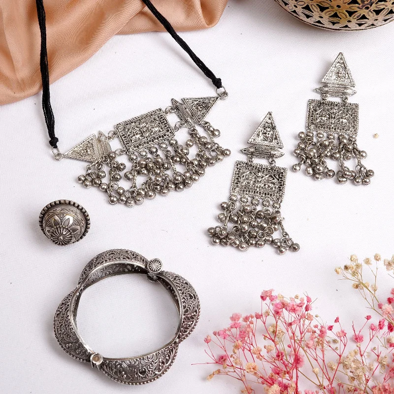 Shop Fine Jewelry With Exclusive Savings Teejh Kaashi Silver Oxidised Jewelry Gift Set Shop Fine Jewelry With Exclusive Savings Teejh Kaashi Silver Oxidised Jewelry Gift Set