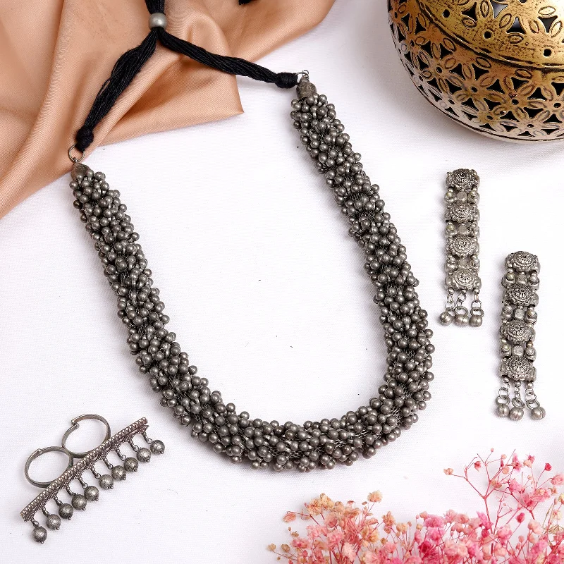 Luxury Meets Affordability – Jewelry Sale Live Now Teejh Leeza Silver Oxidised Jewelry Gift Set Luxury Meets Affordability – Jewelry Sale Live Now Teejh Leeza Silver Oxidised Jewelry Gift Set