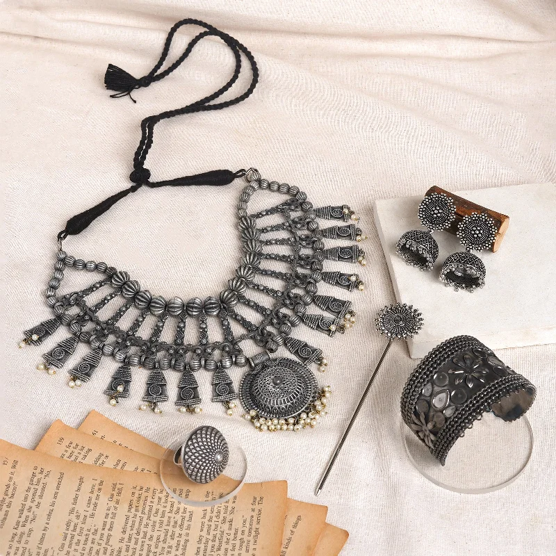 Shop Trending Jewelry With Exclusive Savings Teejh Pala Oxidised Silver Jewellery Gift Set Shop Trending Jewelry With Exclusive Savings Teejh Pala Oxidised Silver Jewellery Gift Set