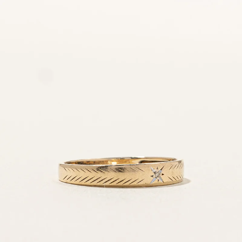 Clearance Sale On High-End Jewelry Collections Textured Diamond Band | 0.005ct | SZ 6.5 | Clearance Sale On High-End Jewelry Collections Textured Diamond Band | 0.005ct | SZ 6.5 |