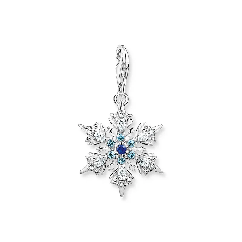 Limited-Time Offer On Premium Jewelry Collections Thomas Sabo Sterling Silver Charm Club Snow Crystal Charm Limited-Time Offer On Premium Jewelry Collections Thomas Sabo Sterling Silver Charm Club Snow Crystal Charm