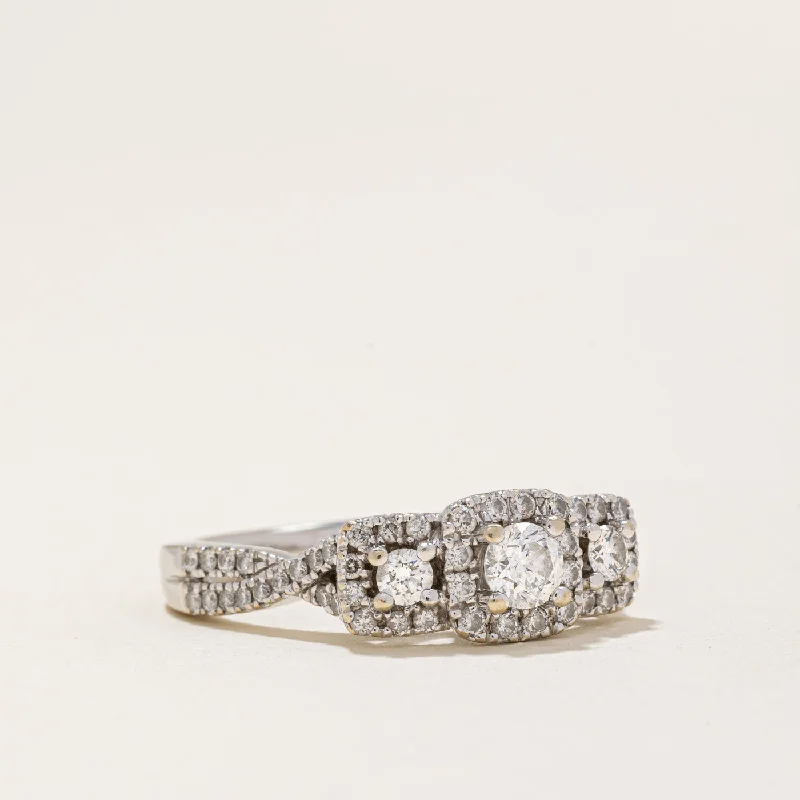Exclusive Online Jewelry Sale – Don't Wait 'Vera Wang' Diamond & Sapphire Engagement Ring | 0.95ctw, 0.05ctw | SZ 8.25 | Exclusive Online Jewelry Sale – Don't Wait 'Vera Wang' Diamond & Sapphire Engagement Ring | 0.95ctw, 0.05ctw | SZ 8.25 |