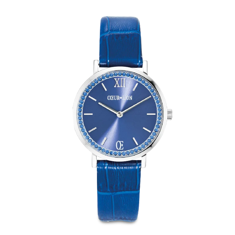 Luxury Jewelry Clearance – Shop Premium Styles Now Watch Round Sparkling Sunray Bracelet Leather Royal Blue Luxury Jewelry Clearance – Shop Premium Styles Now Watch Round Sparkling Sunray Bracelet Leather Royal Blue